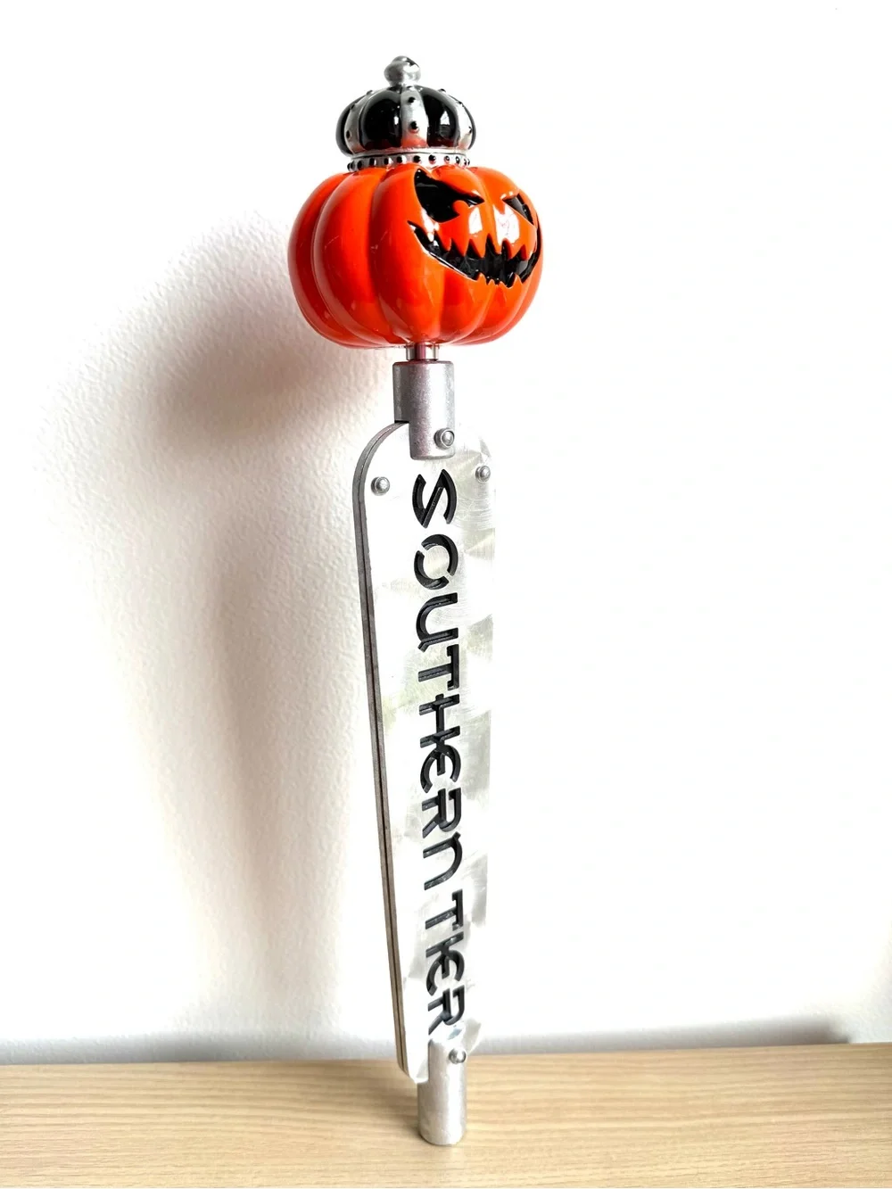 Southern Tier Pumking Metal Two Piece Craft Beer Bar Tap Handle Set Breweriana